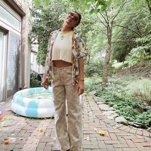 Zara Hawaii polo shirt